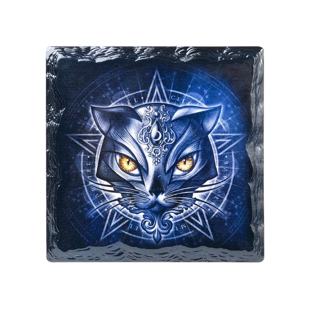 Alchemy - Sacred Cat Untersetzer - Schwarz